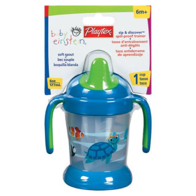 Playtex Baby Einstein Sippy Cup-Blue
