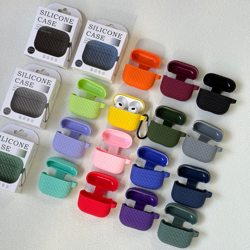 -Silicone Tai Nghe Dây Họa Tiết Cho Airpods Model 4 / 3 pro1 pro2 Gen1 Gen2
