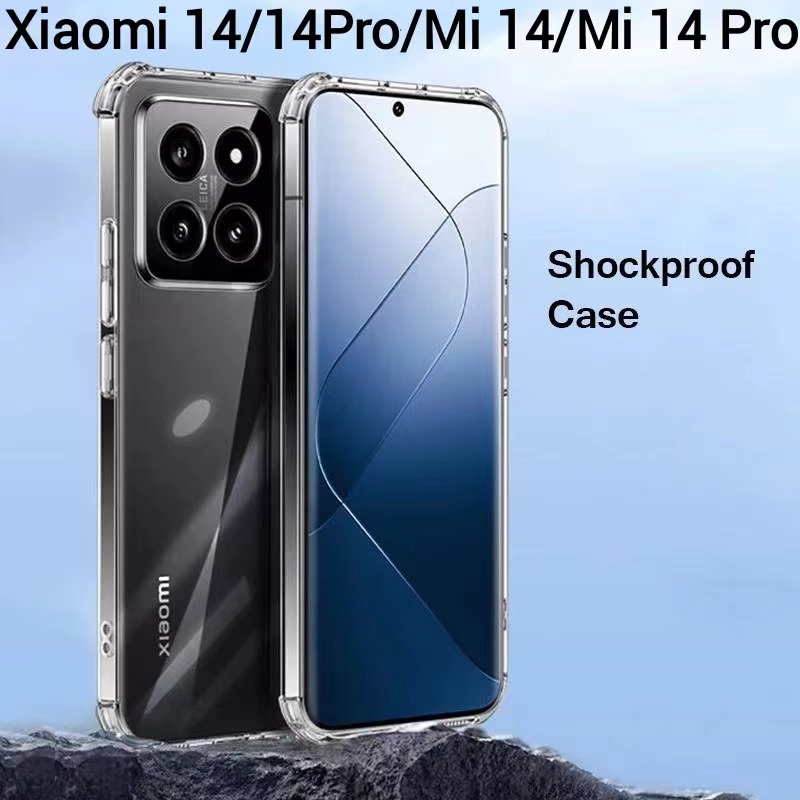 Ốp lưng Tpu trong suốt chống sốc Mi 14 / Mi 14 Pro Xiaomi 14 / Xiaomi 14Pro / Mi 14 / Mi 14Pro Model