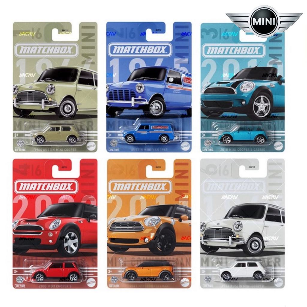 MINI COOPER Metal Car Model Giấy phép đích thực MATCHBOX