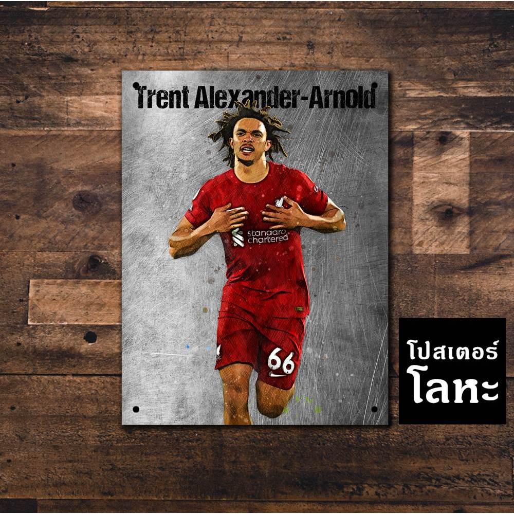 Dấu hiệu sắt Trent Alexander-Arnold Liverpool Poster Kim loại