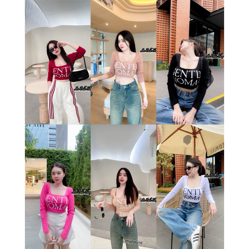 MNV STUDIO Crop Top Với Đệm Bọt Và Màn Hình Phía Trước In Hình Đẹp Vải Co Giãn Hàng Mới Về b92