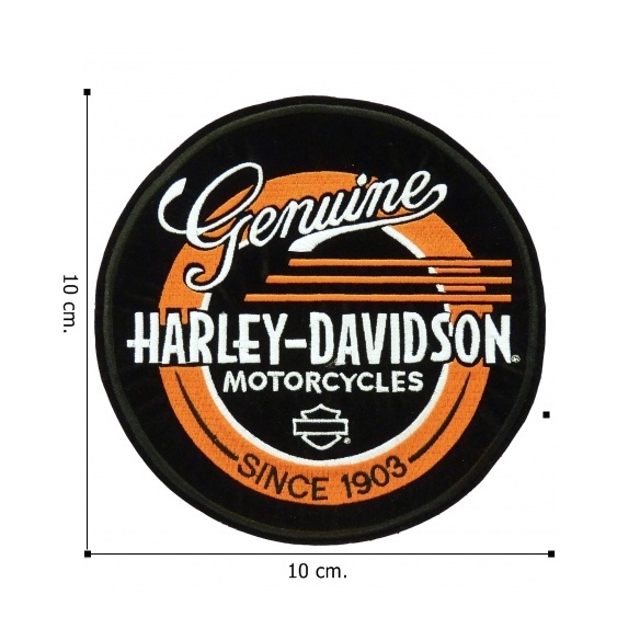 Harley Davidson Motorcycles Bản vá sắt ghi âm chính hãng Harley-Davidson