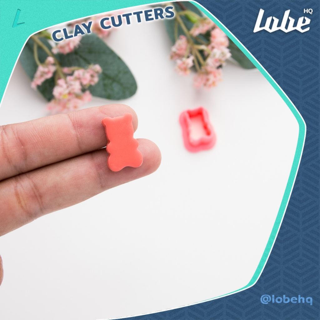 Lobehq Gummy Bear Shape A Polymer Clay Cutter / Gummy Cutter