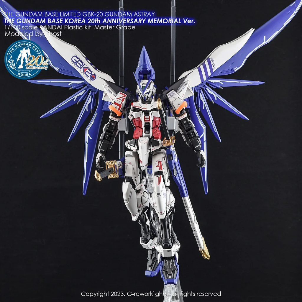 Decal nước [MG] GBK-20th GUNDAM ASTRAY (Phiên bản HÀN QUỐC) Từ G-Rework
