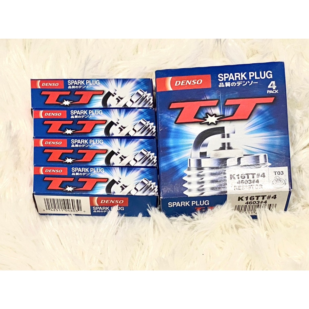 Bugi ô tô DENSO Loại K16TT Kích thước ren 14 mm.