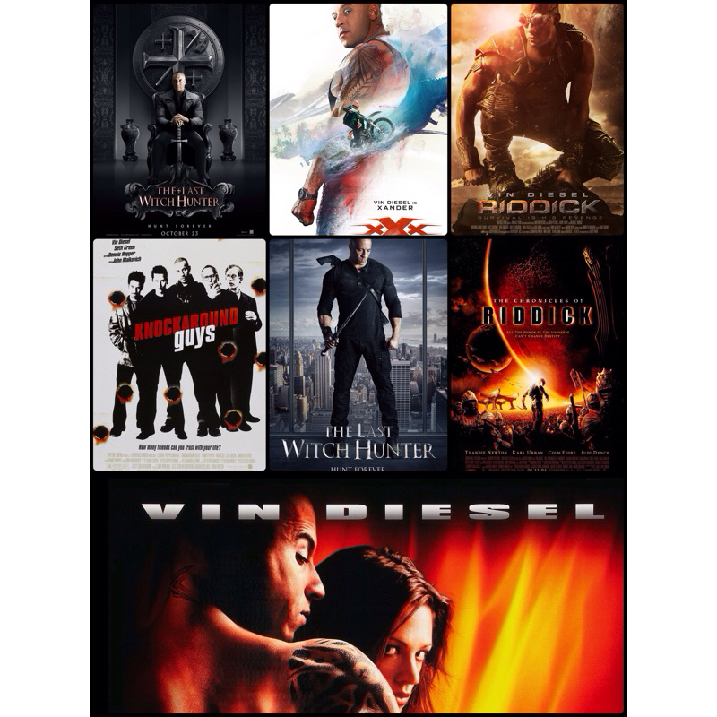 Poster Phim Vin Diesel Riddick XXX 11.5 X 16,5 Inch (A3)