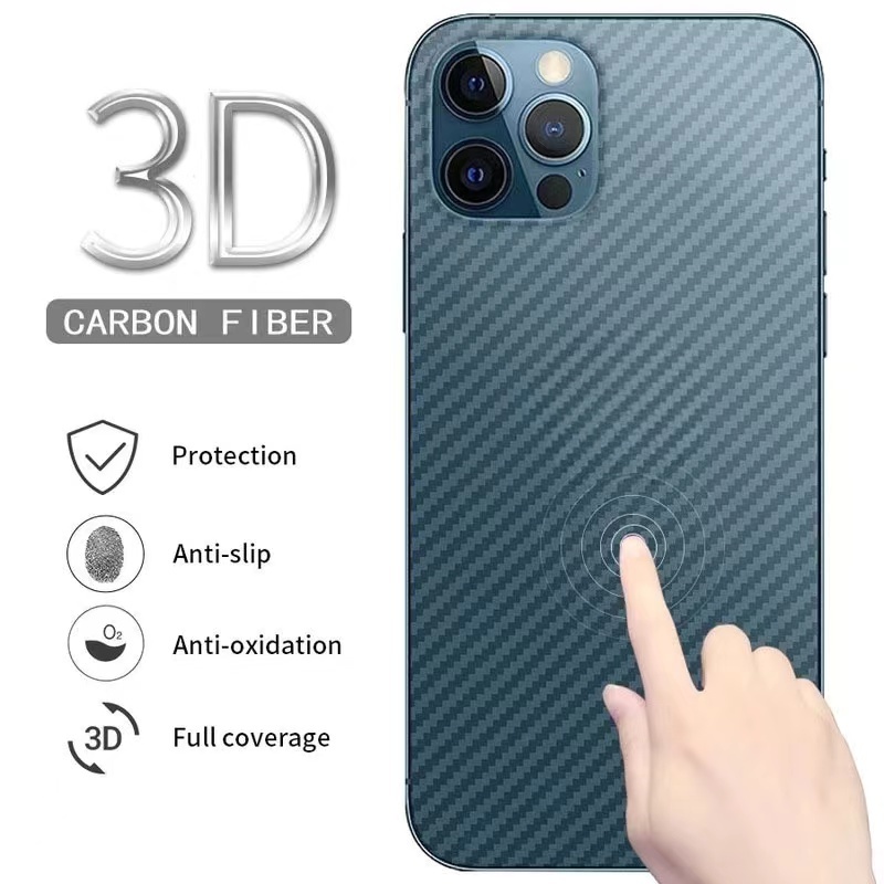 Phim mặt sau iPhone 16e / iPhone 16e Kevlar cho Iphone16 / iPhone 16Plus / iPhone 16Pro / iPhone 16 