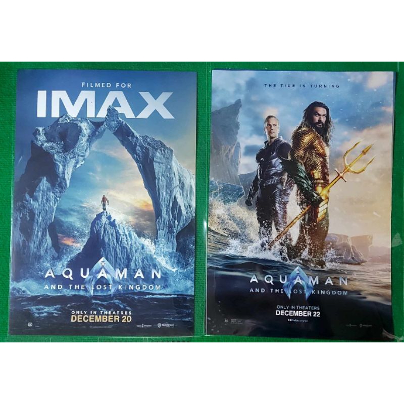 Poster IMAX Aquaman 2 From Major and the Lost Kingdom Aquaman2 Aqua man and the