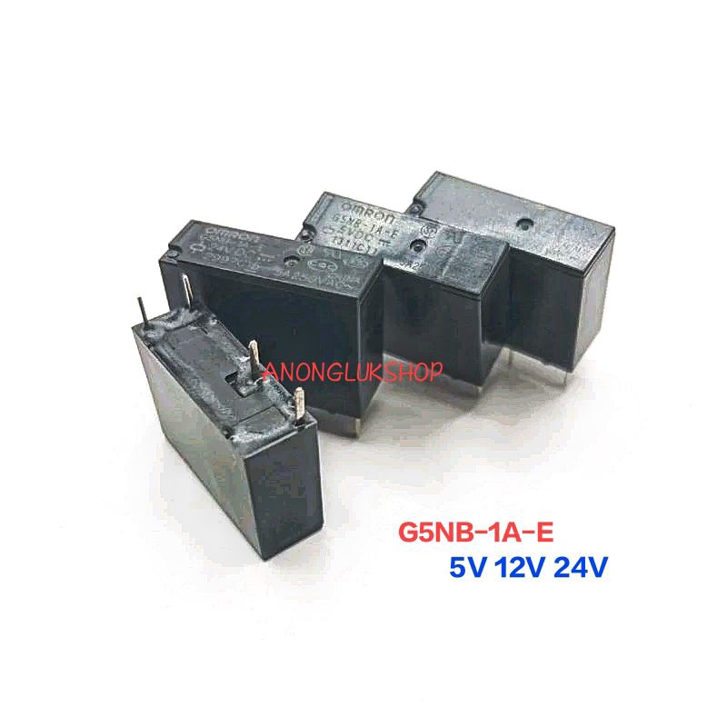 1 Mảnh RELAY G5NB-1A-E 5VDC 12VDC 24VDC G5NB-1A 4 Chân In Dòng Điện Trở 5A 250VAC