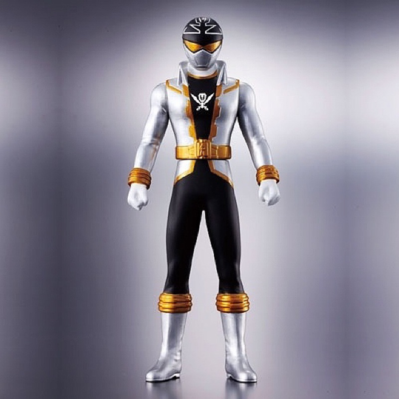 ️ Soft Sentai Gokaiger Kaizoku-Hero Series 06 Gokai Silver Vinyl Hình (Có lỗi nặng)