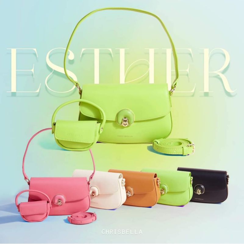 Túi đầy màu sắc Chrisbella Brand ETHER (Ester)
