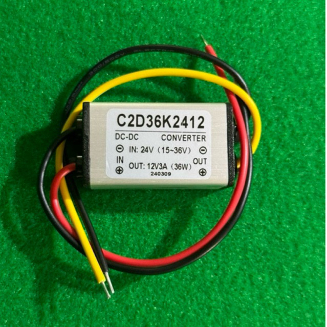 Bộ chuyển đổi nguồn DC TO 24v Out 12v và đầu vào 12v 5v 3A (Tùy chọn)
