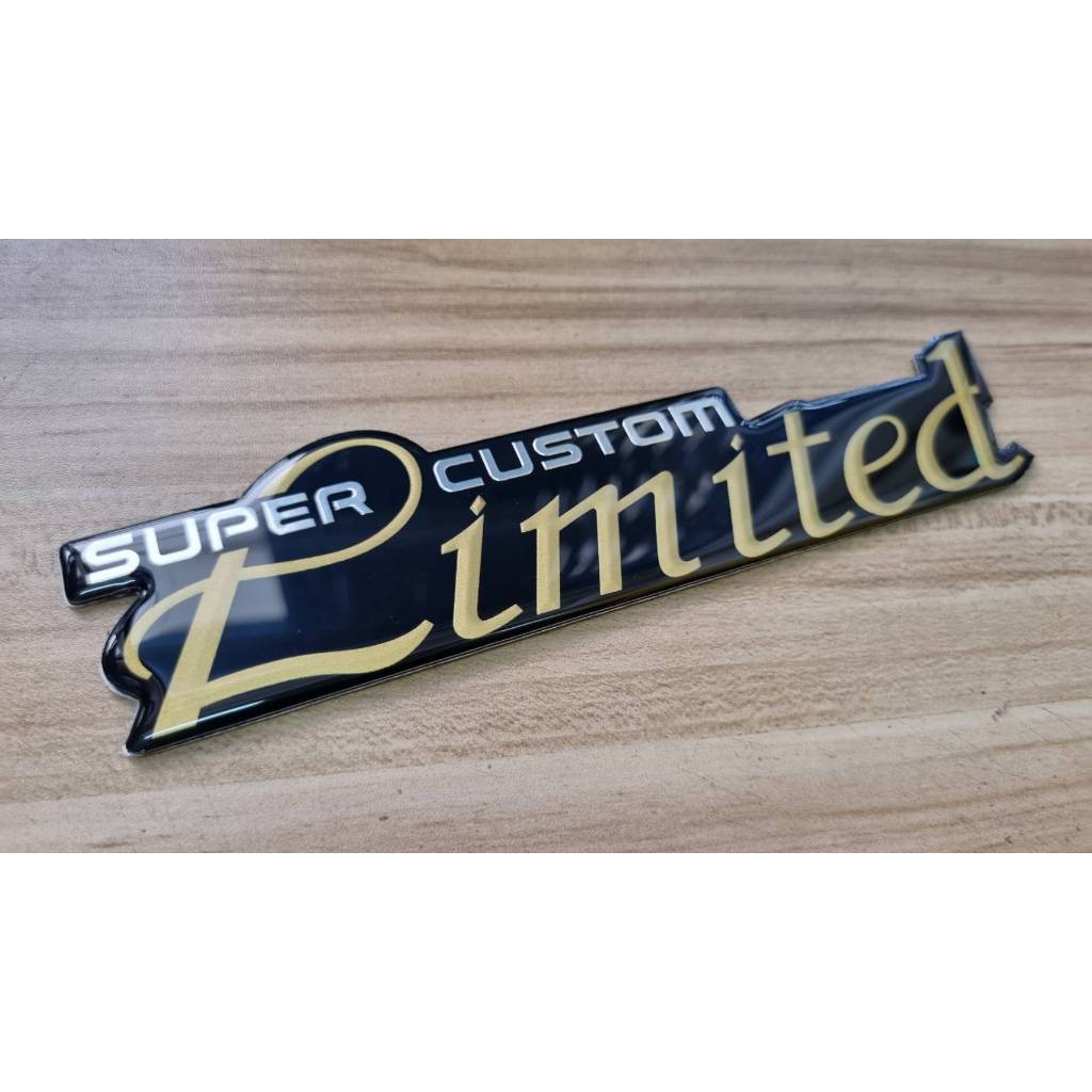Logo huy hiệu Toyota Hiace Super Custom Limited Edition 1KZ 3.0L Turbo DIESEL
