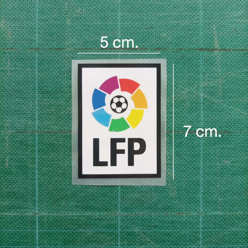 Huy hiệu La Liga Patch Tây Ban Nha (Black Edge) v.2 (Nhỏ) 2004-2016