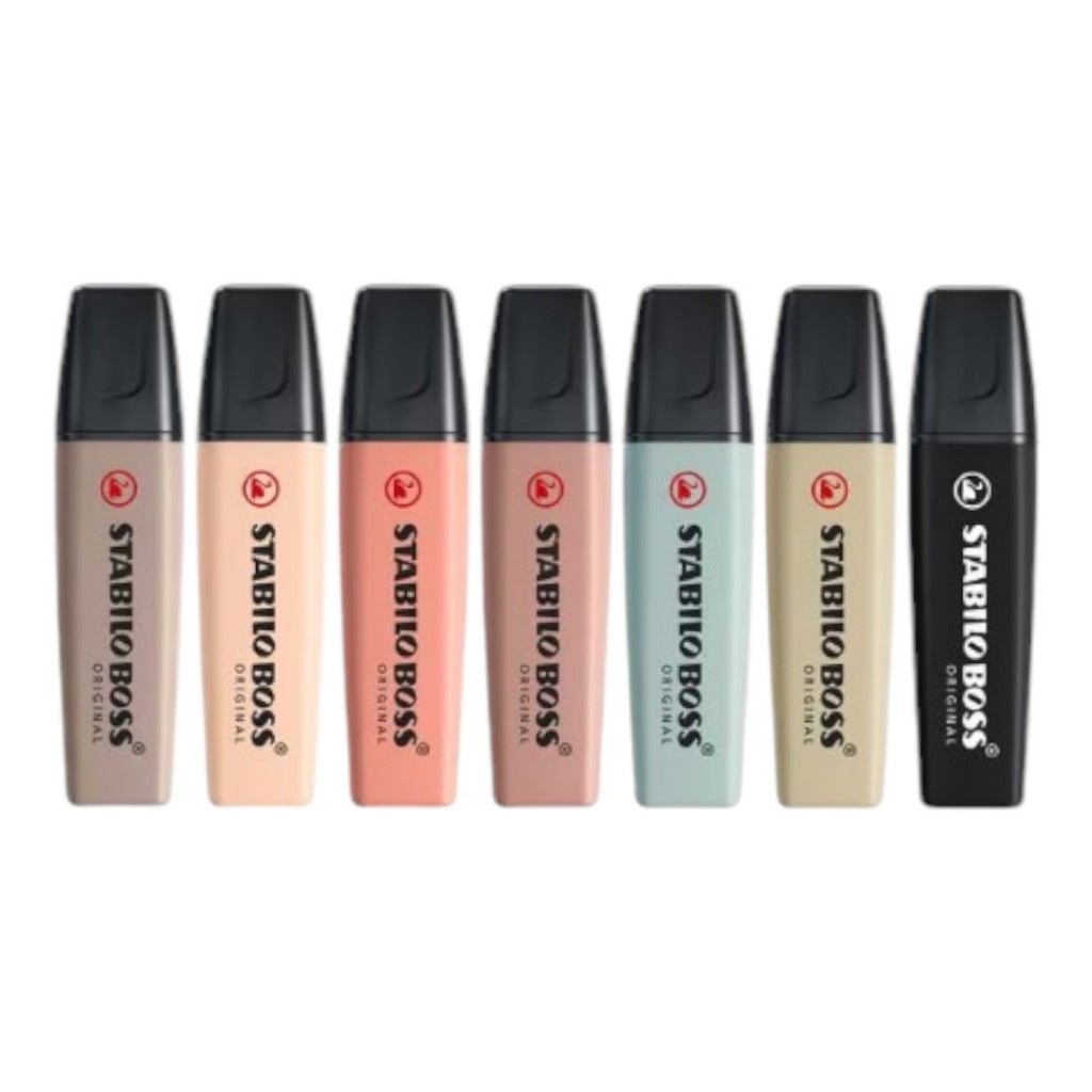 N STABILO BOSS NATURE Color original 7-Color Highlighter bán riêng biệt