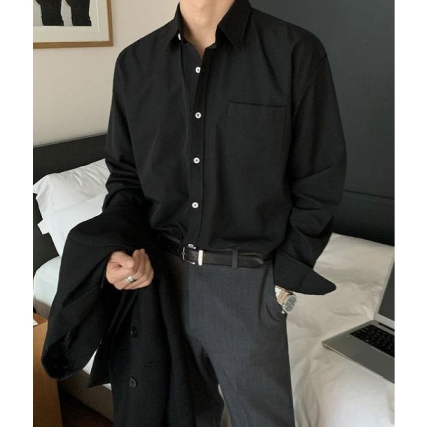 Áo sơ mi Baystore Vải oxford Dày Mềm Cấp A Vải