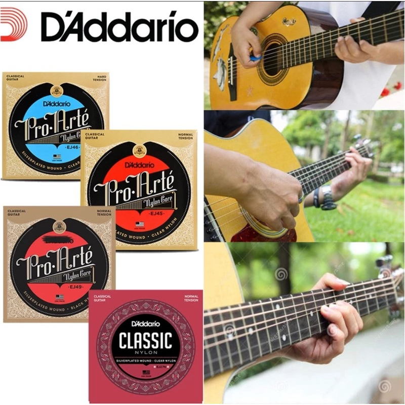 Chi tiết về Dây đàn Guitar cổ điển Daddario EJ45 / EJ-46 / Ej27n Mugenguitarshop Bán mã Qr. Mã quét