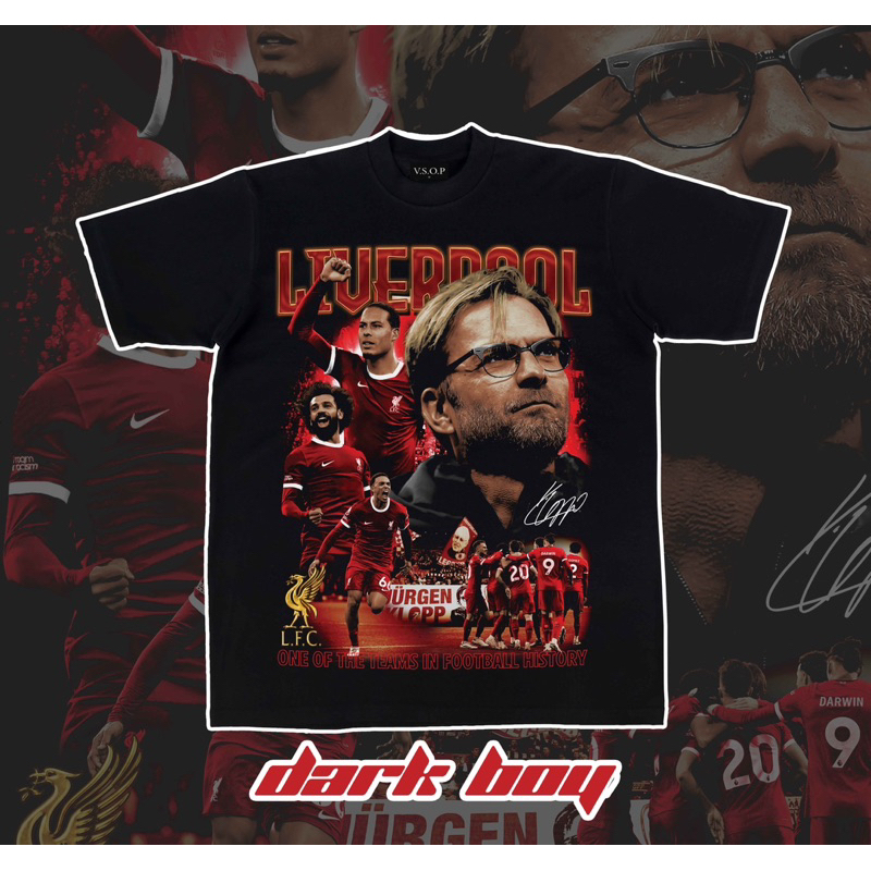 Áo thun tạm biệt Klopp Liverpool