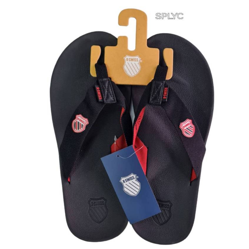 K swiss​ Dép xỏ ngón​Đen / Đỏ​