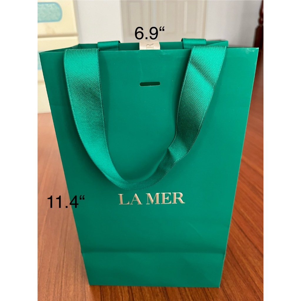 Túi giấy tên thương hiệu đích thực LAMER / VERSACE / Celine / PRADA / VALENTINO / Charlotte Tilbury 