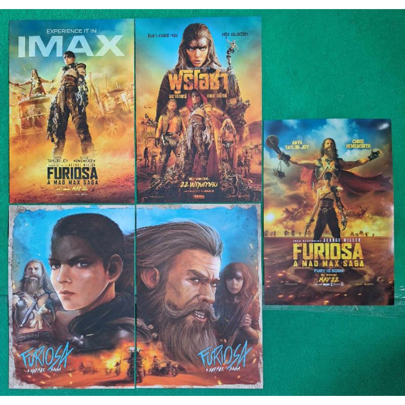 IMAX Poster Furiosa A Mad Max Saga Furioza Epic Authentic Từ Major Cineplex-SF Anya Taylor Joy
