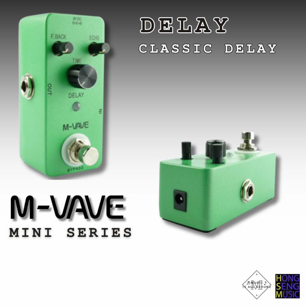 Hiệu ứng đàn Guitar điện M-VAVE: Mô hình DELAY MINI SERIES