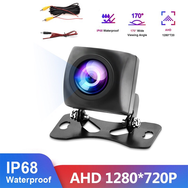 Ahd 1080P 25fps Camera quan sát phía sau ô tô Ống kính mắt cá Tầm nhìn tối Chống nước