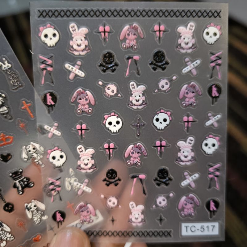 Sticker ️ gothic Họa tiết đẹp và sắc nét dễ thương