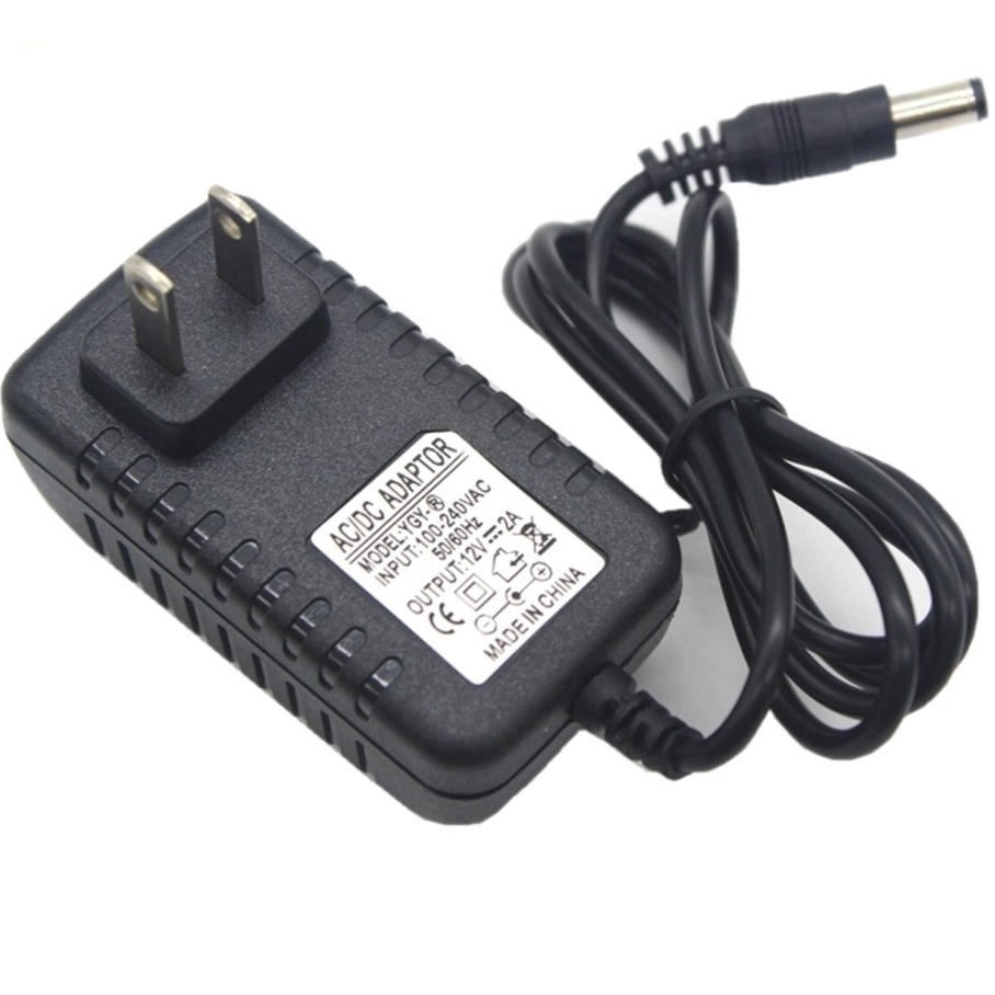 Bộ chuyển đổi 12V.2A Kích thước đầu 5.5x2.5mm. DC 12V 2A (2000mA).