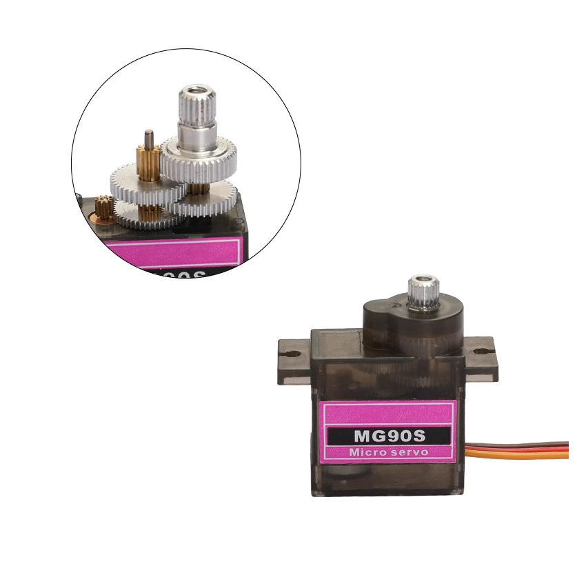 Động cơ Servo MG90S Bánh răng kim loại nhỏ