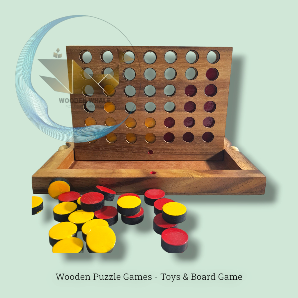 Trò chơi Bingo (Connect Four B) Board Skill And Development Toys -Wooden Toy -Toys -Puzzle