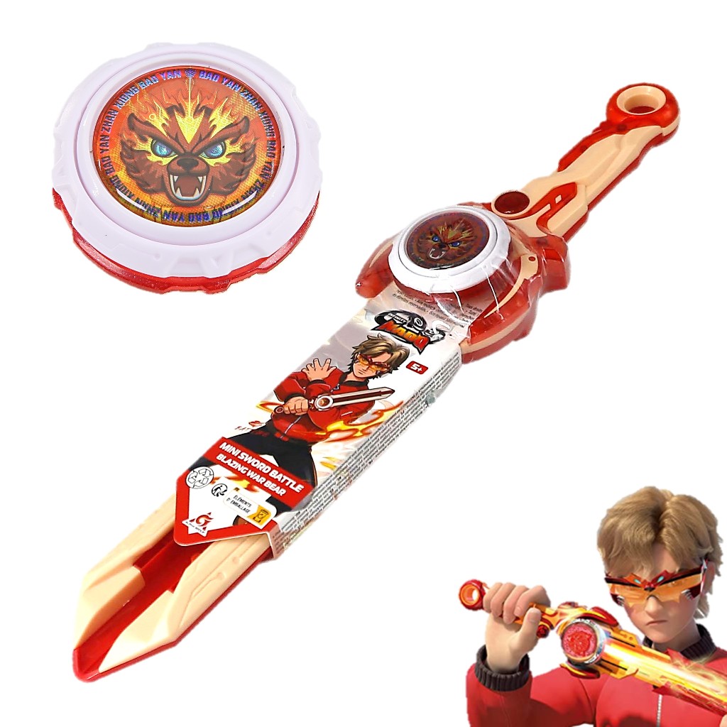 Infinity Nado 6 Mini Sword Battle-Blazing War Bear Toy Nd Code654201B