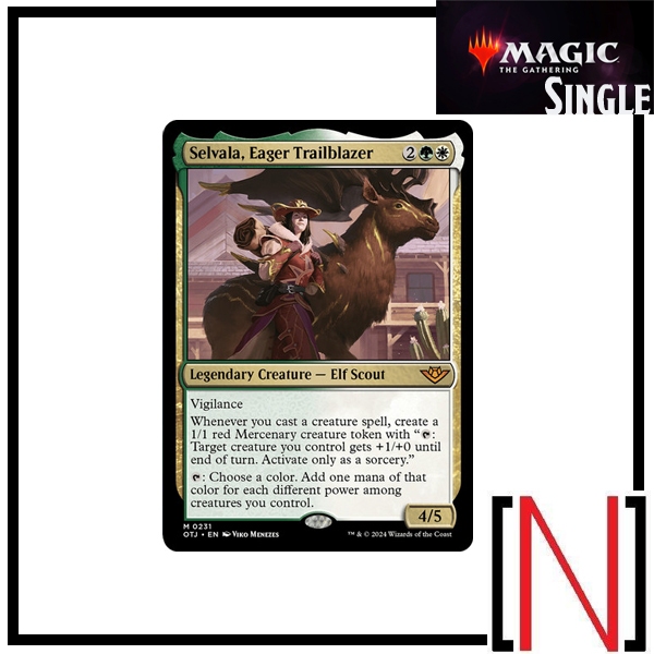[MTG] [Đơn] [OTJ] Selvala Eager Trailblazer Mythic [Tiếng Anh]
