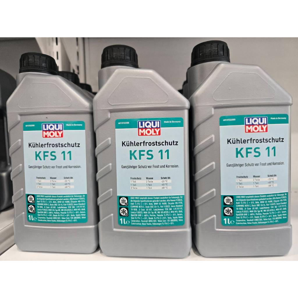 Công thức cô đặc Liqui Moly Coolant Kfs11 Mới 2024 1 Lít mỗi chai Hỗn hợp với 1 Nước