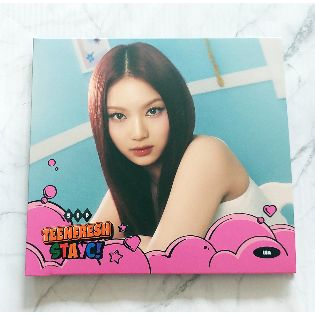 STAYC-TEENFRESH Album Digipack Isaac Cover Unpacked No Kpop Isa CD Card