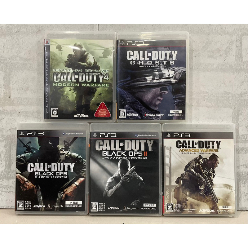 Đĩa gốc [PS3] Tất cả các bộ phận Call of Duty (Nhật Bản) Black Ops I II Modern Warfare 1 2 3 MW Ghos