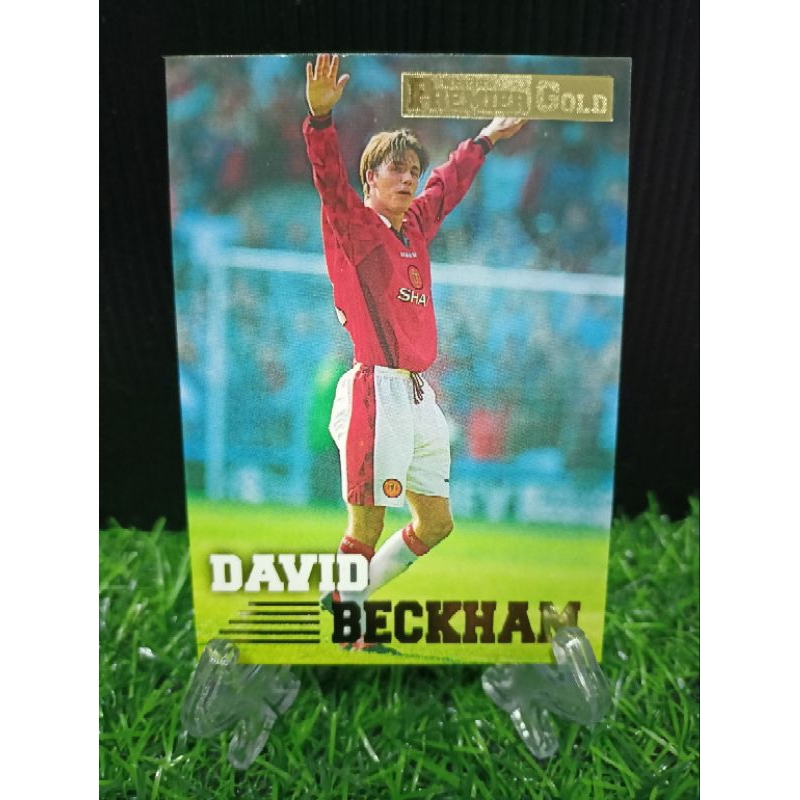 David Beckham 1996 Merlin Premier Gold Thẻ Tân binh Manchester United RC Hiếm