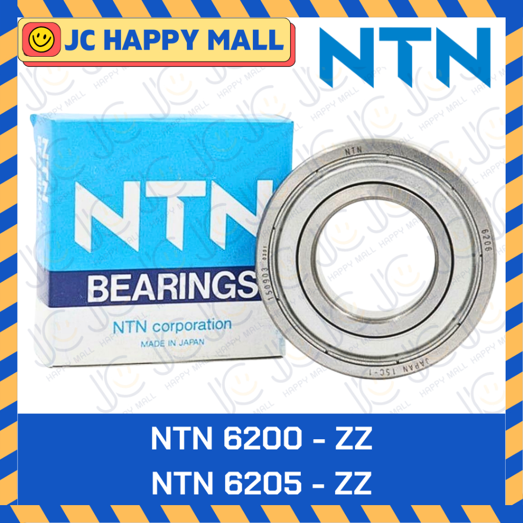 NTN 6200 ZZ 6201 6202 6203 6204 6205 Vòng bi Vỏ thép 2 mặt NHẬT BẢN