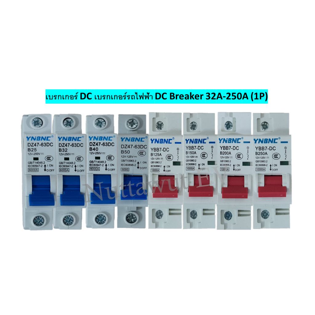 Xe điện DC Breaker 32A-250A