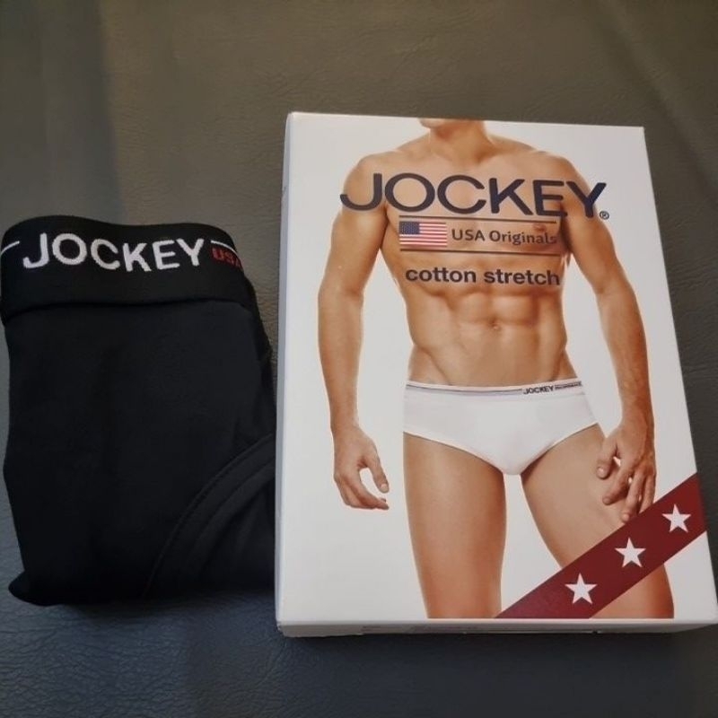 Quần Lót Nam Jockey USA Nguyên Bản cotton Co Giãn Phong Cách Ngắn Gọn Size L Eo 33-35 Inch 1 Cái Mới