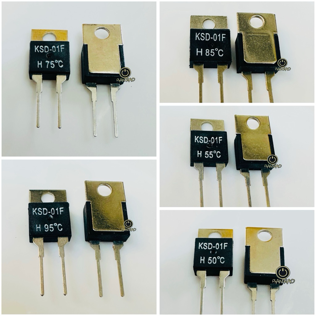 Công tắc nhiệt độ Loại 2 chân in KSD-01F TO-220