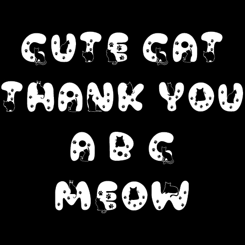 Mèo Dễ Thương Sắt-On Patch Letters 0-9 Và A-Z Trắng F.6 Phông Chữ Tất Cả Các Vải