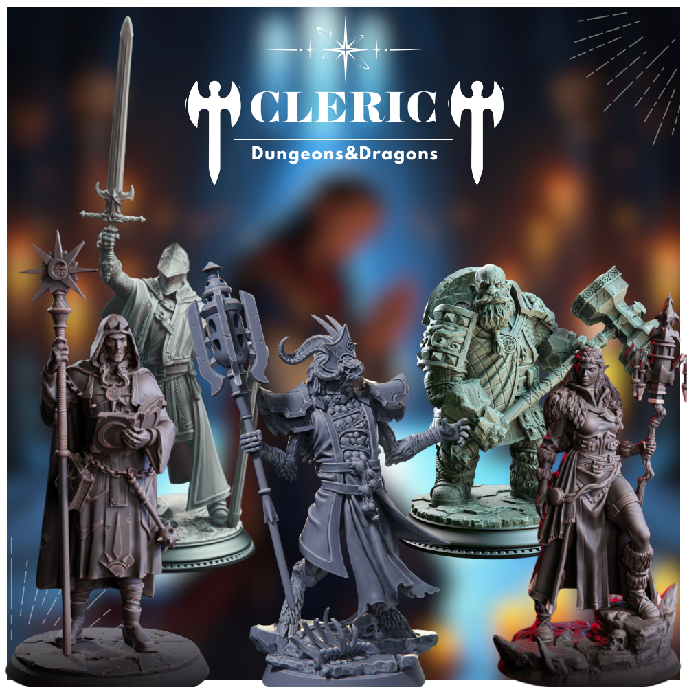 Dnd thu nhỏ Dungeon và rồng CLERIC CLASS