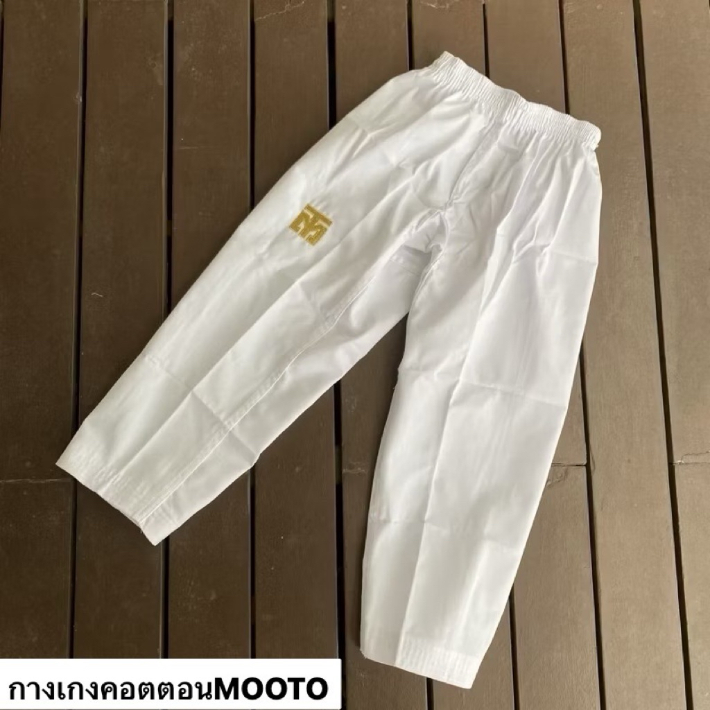 A1 Trắng Taekwondo Karate Yudo MOOTO Jiujitsu Quần tập võ thuật