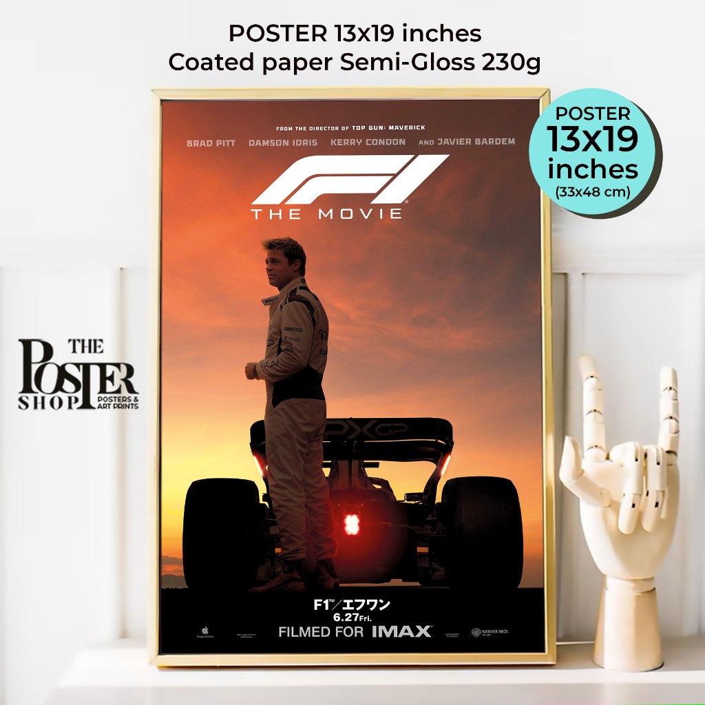 Poster F1 (F1 The Movie) Kích thước hình ảnh 13x19 inch