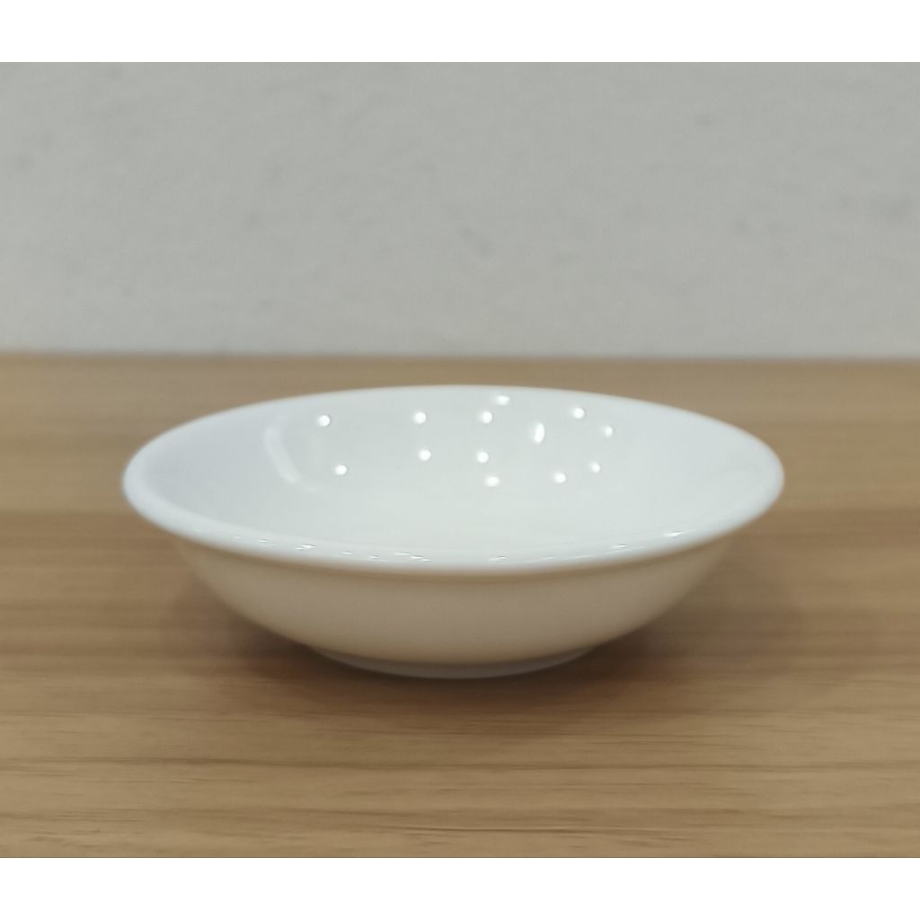 Bone China-N0516-Túi nước sốt nhúng / Cốc ớt / Cốc nước sốt 7 cm./ Đĩa đậu nành 7 cm.