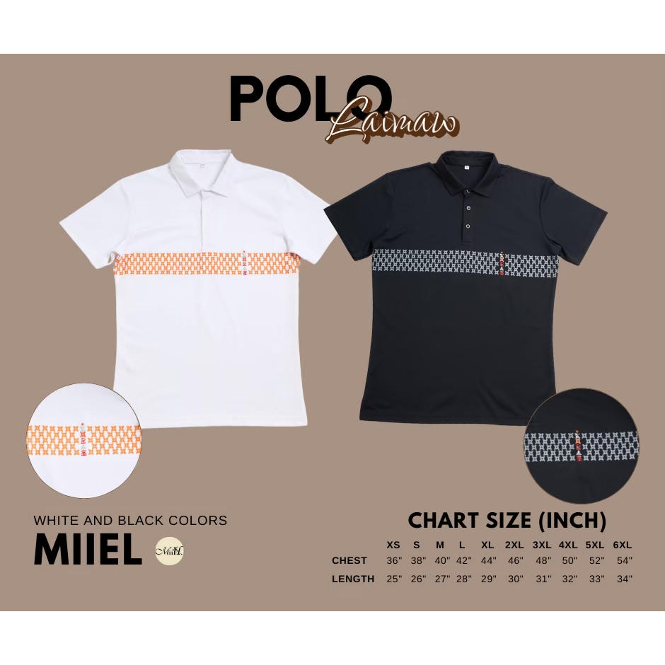 Áo sơ mi Polo (Họa tiết mèo ở giữa ngực) Mèo Korat Monogram
