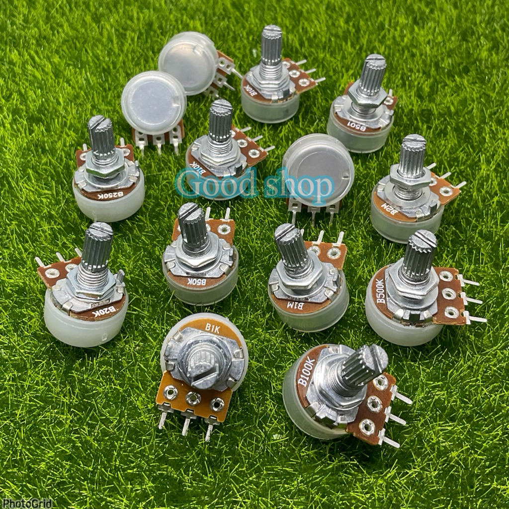 Âm lượng VR Chống bụi 1K 5K 10K 20K 50K 100K 250K 500K 1M 2M 500 Ohm