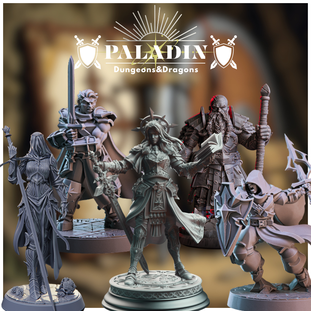 Dnd thu nhỏ Dungeon và rồng PALADIN CLASS